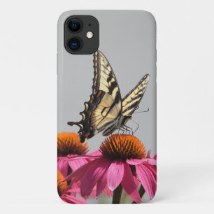 Funda Para iPhone 11 Mariposa de cola cruda amarilla, alas abiertas