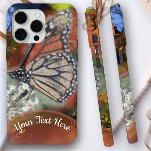 Funda Para iPhone 15 Pro Max Mariposa de cumpleaños