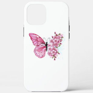 title_seo2 Mariposa de flores con Sakura rosa
