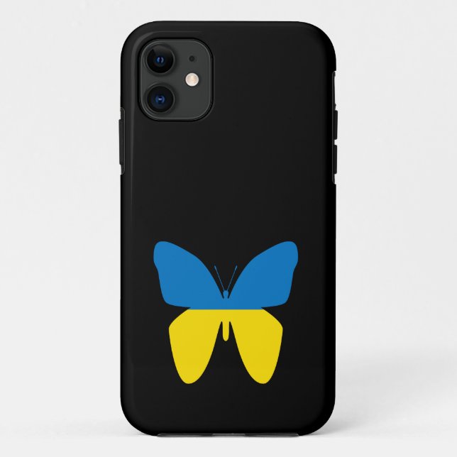 Funda De Case-Mate Para iPhone Mariposa de Ucrania (Reverso)