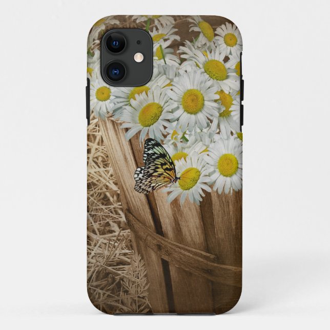Funda De Case-Mate Para iPhone Mariposa en Daisy (Reverso)