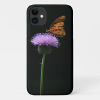 Mariposa en estuche Purple Wildflower Phone