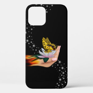 Funda Para iPhone 12 Pro Mariposa en Lotus Bloom