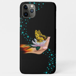 Funda Para iPhone 11 Pro Max Mariposa en Lotus Bloom