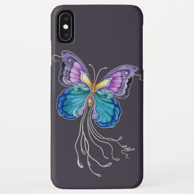 Funda De Case-Mate Para iPhone Mariposa fantasiosa (Reverso)