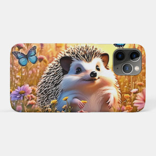 Funda Para iPhone 11 Pro Mariposa Hedgehog Art