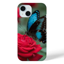 Mariposa Hermosa Rosa Roja -