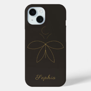 Funda Para iPhone 15 Mariposa & Luna