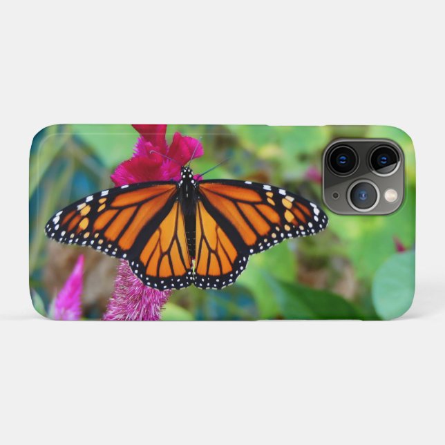 Funda De Case-Mate Para iPhone Mariposa Monarca (Reverso (horizontal))