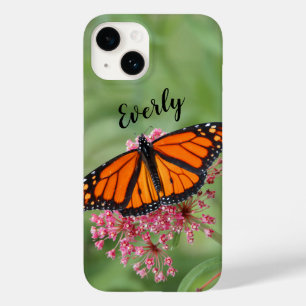 Funda Para iPhone 14 De Case-Mate Mariposa monarca con nombre