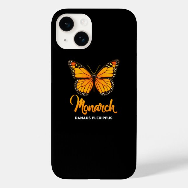 Funda De Case-Mate Para iPhone Mariposa monarca Danaus Plexippus (Reverso )