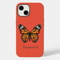 Mariposa monarca en polígono / Nombre personal C