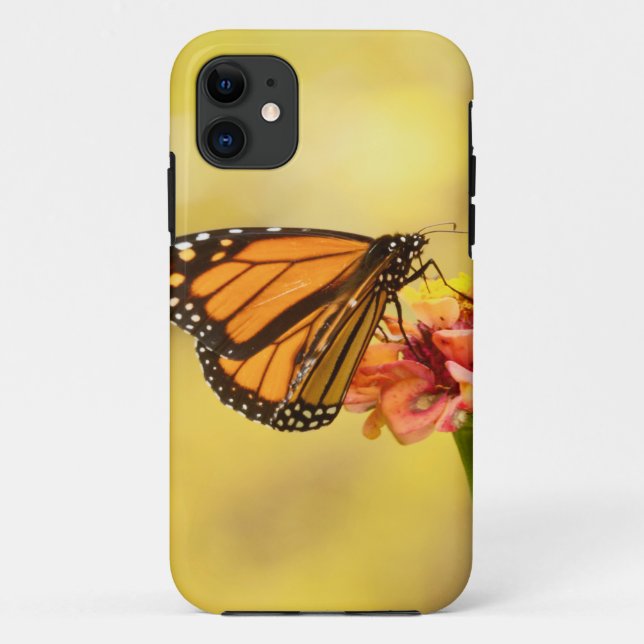 Funda De Case-Mate Para iPhone Mariposa monarca en Zambia (Reverso)