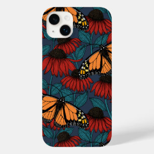 Funda Para iPhone 14 Plus De Case-Mate Mariposa monarca sobre las colmenas rojas