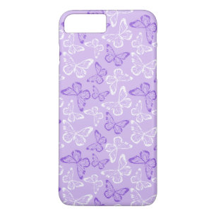 Funda Para iPhone 8 Plus/7 Plus Mariposa morada