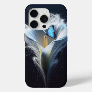 Funda Para iPhone 15 Pro Mariposa Morfo Azul Común En Lily