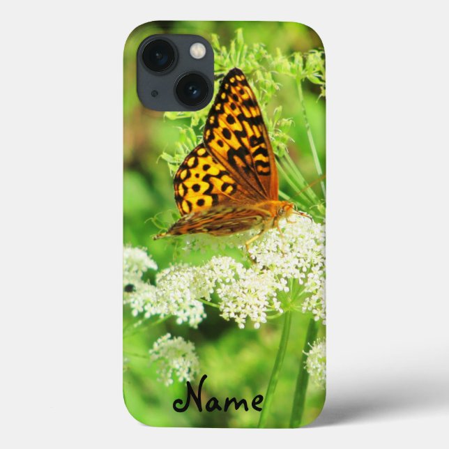 Funda De Case-Mate Para iPhone Mariposa natural hermosa (Reverso)