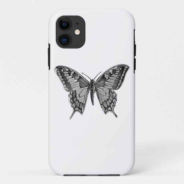 Funda De Case-Mate Para iPhone mariposa naturaleza animal (Reverso)