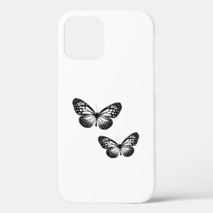 Funda Para iPhone 12 Mariposa negra
