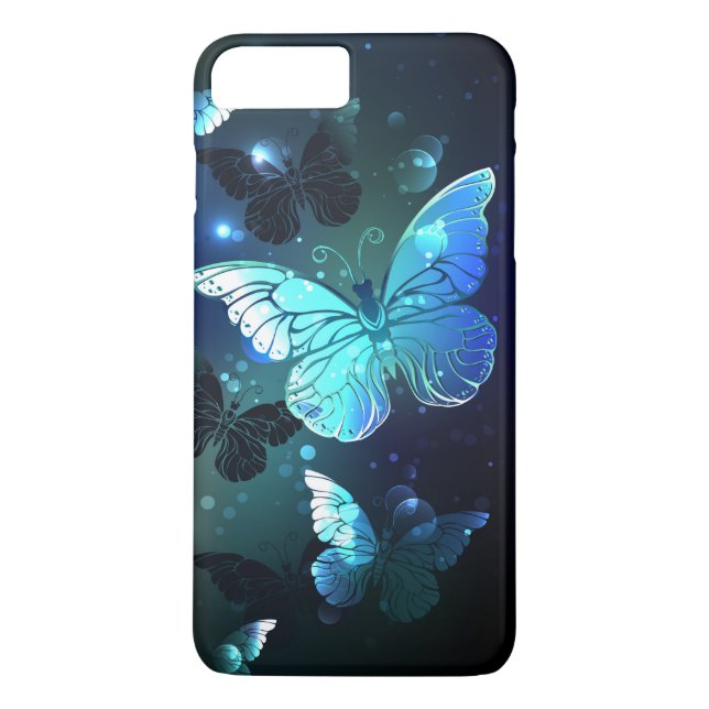 Funda De Case-Mate Para iPhone Mariposa nocturna fluida (Reverso)