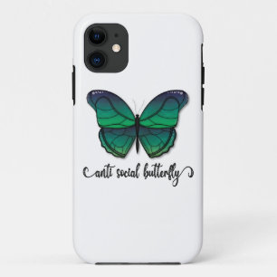 Funda Para iPhone 11 Mariposa verde antisocial