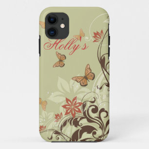 Funda Para iPhone 11 Mariposa y Vines
