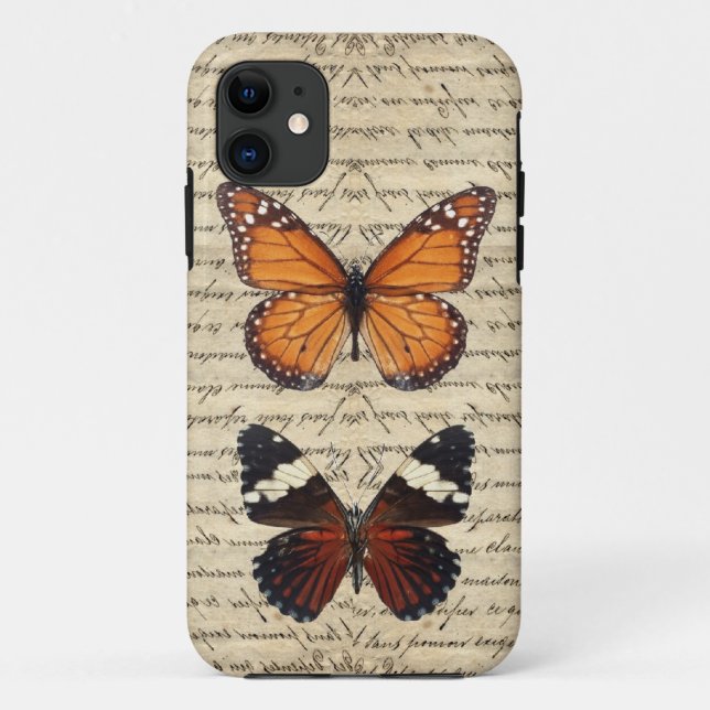 Funda De Case-Mate Para iPhone mariposas (Reverso)