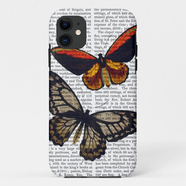 Funda De Case-Mate Para iPhone Mariposas 3 (Reverso)