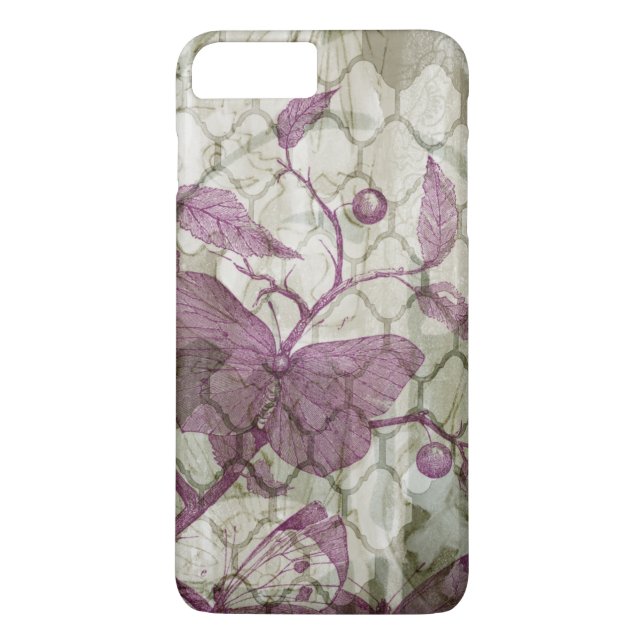 Funda De Case-Mate Para iPhone Mariposas árabes III (Reverso)
