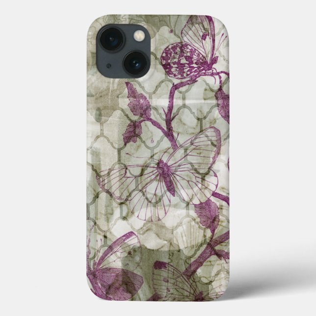 Funda De Case-Mate Para iPhone Mariposas árabes IV (Reverso)