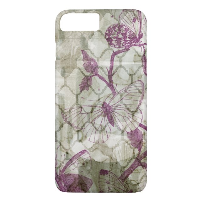Funda De Case-Mate Para iPhone Mariposas árabes IV (Reverso)