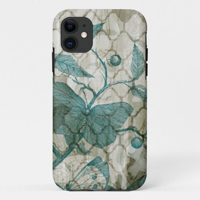 Funda De Case-Mate Para iPhone Mariposas árabes V (Reverso)