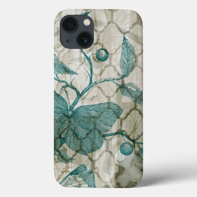 Funda De Case-Mate Para iPhone Mariposas árabes V (Reverso)