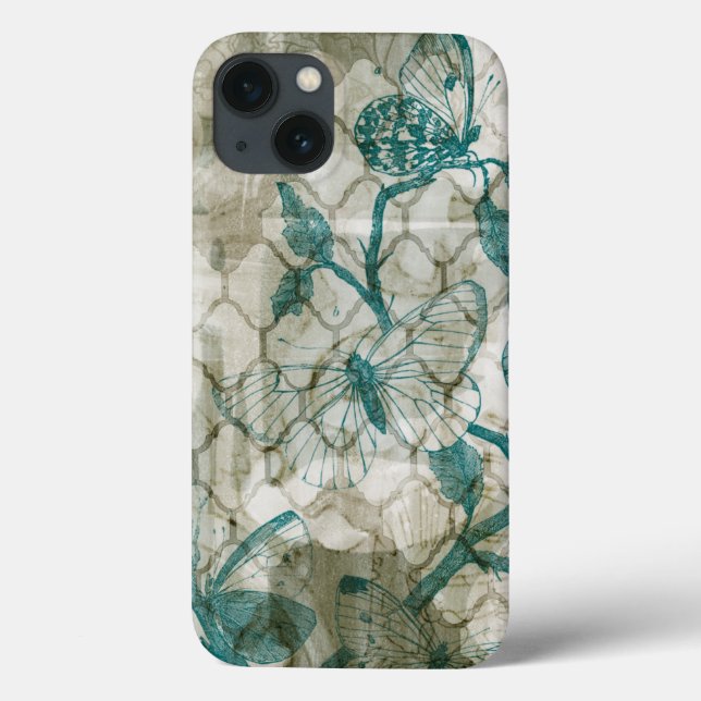 Funda De Case-Mate Para iPhone Mariposas árabes VI (Reverso)