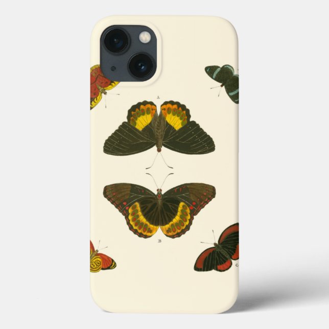 Funda De Case-Mate Para iPhone Mariposas brillantes por Pieter Cramer (Reverso)