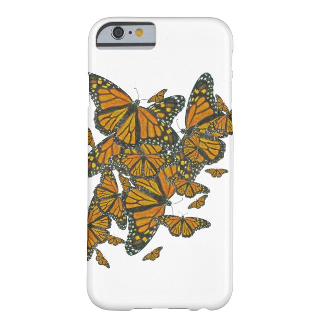 Funda De Case-Mate Para iPhone Mariposas de monarca - migración (Reverso)