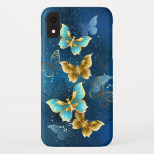 Funda Para iPhone XR Mariposas doradas