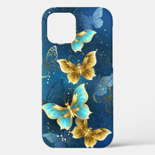 Funda Para iPhone 12 Mariposas doradas