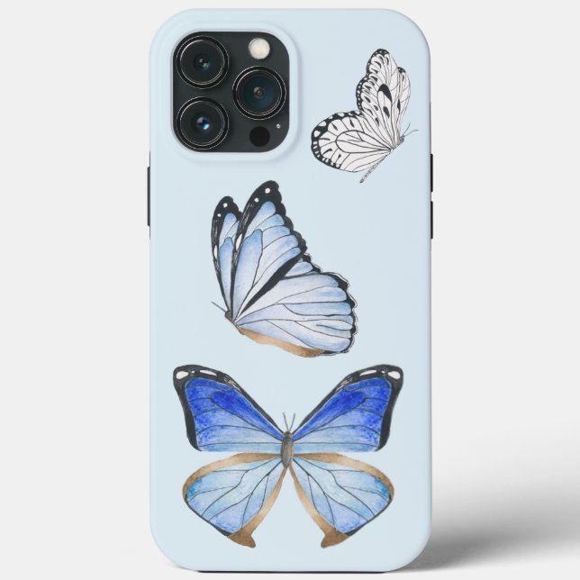 Funda De Case-Mate Para iPhone Mariposas en un estuche para iPhone (B) (Reverso )