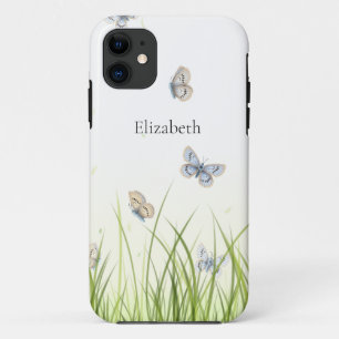 Funda Para iPhone 11 Mariposas etéreas en la pradera personalizada
