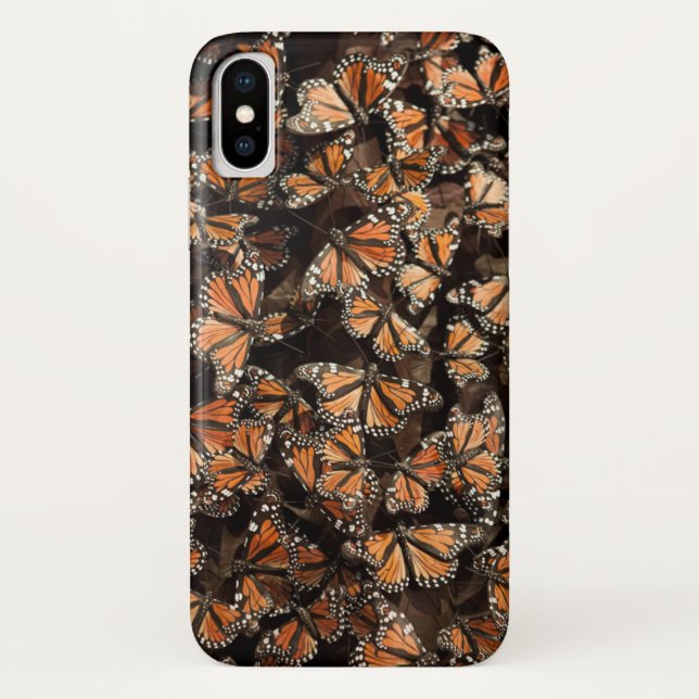 Funda De Case-Mate Para iPhone Mariposas monarcas (Reverso)