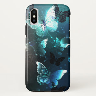 Funda Para iPhone XS Mariposas nocturnas de menta