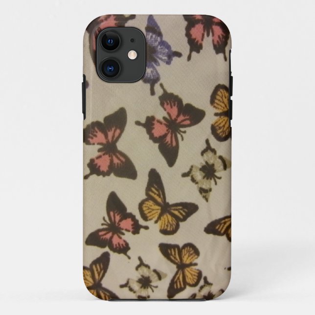 Funda De Case-Mate Para iPhone Mariposas salvajes (Reverso)
