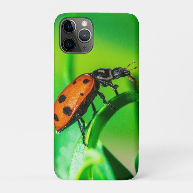 Funda De Case-Mate Para iPhone Mariquita Hoja (Reverso)