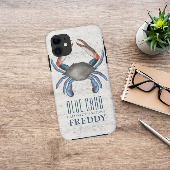 Funda De Case-Mate Para iPhone Mariscos Rusos Océanos Vida silvestre Cangrejo Azu (Subido por el creador)