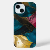 Mármol abstracto de magia púrpura azul