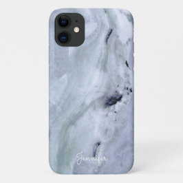 Funda Para iPhone 11 Marmol azul claro
