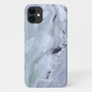 Funda Para iPhone 11 Marmol azul claro