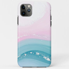 Funda Para iPhone 11 Pro Max Mármol azul polvoriento de piedra moderna