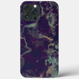 Funda Para iPhone 13 Pro Max Mármol azul y violeta